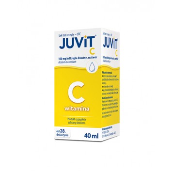JUVIT C - 40 ml - cena, opinie, właściwości - obrazek 1 - Apteka internetowa Melissa
